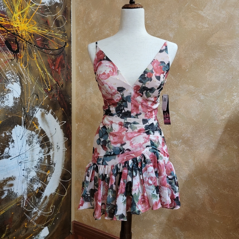 Mini Floral design dress